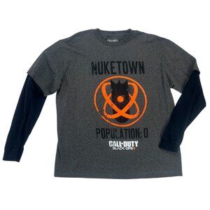 Call Of Duty Black Ops Nuketown Long Sleeve T-shirt Size XL